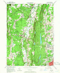 Avon Connecticut Historical topographic map, 1:24000 scale, 7.5 X 7.5 Minute, Year 1957