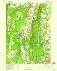Avon Connecticut Historical topographic map, 1:24000 scale, 7.5 X 7.5 Minute, Year 1957