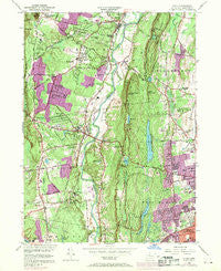 Avon Connecticut Historical topographic map, 1:24000 scale, 7.5 X 7.5 Minute, Year 1957