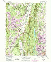 Avon Connecticut Historical topographic map, 1:24000 scale, 7.5 X 7.5 Minute, Year 1957