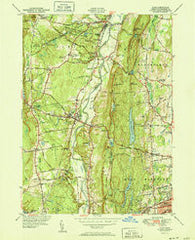 Avon Connecticut Historical topographic map, 1:31680 scale, 7.5 X 7.5 Minute, Year 1951
