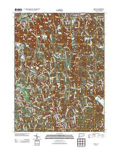 Bethel Connecticut Historical topographic map, 1:24000 scale, 7.5 X 7.5 Minute, Year 2012