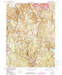 Bethel Connecticut Historical topographic map, 1:24000 scale, 7.5 X 7.5 Minute, Year 1970