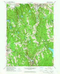 Bethel Connecticut Historical topographic map, 1:24000 scale, 7.5 X 7.5 Minute, Year 1959