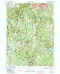 Bethel Connecticut Historical topographic map, 1:24000 scale, 7.5 X 7.5 Minute, Year 1970