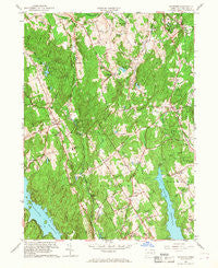 Botsford Connecticut Historical topographic map, 1:24000 scale, 7.5 X 7.5 Minute, Year 1959