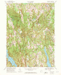Botsford Connecticut Historical topographic map, 1:24000 scale, 7.5 X 7.5 Minute, Year 1969