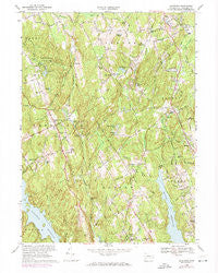 Botsford Connecticut Historical topographic map, 1:24000 scale, 7.5 X 7.5 Minute, Year 1969