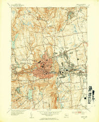 Bristol Connecticut Historical topographic map, 1:31680 scale, 7.5 X 7.5 Minute, Year 1953