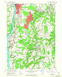 Broad Brook Connecticut Historical topographic map, 1:24000 scale, 7.5 X 7.5 Minute, Year 1964