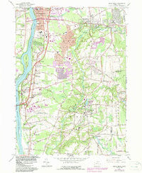 Broad Brook Connecticut Historical topographic map, 1:24000 scale, 7.5 X 7.5 Minute, Year 1964