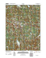 Colchester Connecticut Historical topographic map, 1:24000 scale, 7.5 X 7.5 Minute, Year 2012
