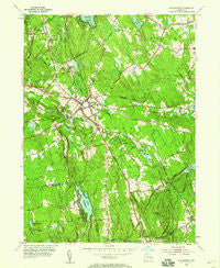 Colchester Connecticut Historical topographic map, 1:24000 scale, 7.5 X 7.5 Minute, Year 1953