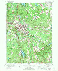 Colchester Connecticut Historical topographic map, 1:24000 scale, 7.5 X 7.5 Minute, Year 1953