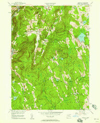 Cornwall Connecticut Historical topographic map, 1:24000 scale, 7.5 X 7.5 Minute, Year 1956