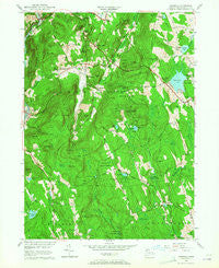 Cornwall Connecticut Historical topographic map, 1:24000 scale, 7.5 X 7.5 Minute, Year 1956