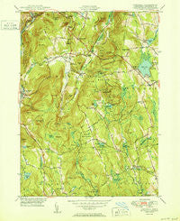 Cornwall Connecticut Historical topographic map, 1:31680 scale, 7.5 X 7.5 Minute, Year 1950
