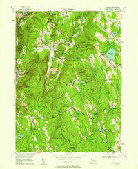 Cornwall Connecticut Historical topographic map, 1:31680 scale, 7.5 X 7.5 Minute, Year 1956