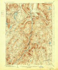 Cornwall Connecticut Historical topographic map, 1:62500 scale, 15 X 15 Minute, Year 1903