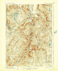 Cornwall Connecticut Historical topographic map, 1:62500 scale, 15 X 15 Minute, Year 1903