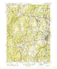 Danielson Connecticut Historical topographic map, 1:31680 scale, 7.5 X 7.5 Minute, Year 1946