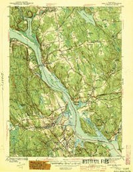 Deep River Connecticut Historical topographic map, 1:31680 scale, 7.5 X 7.5 Minute, Year 1944