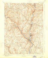 Derby Connecticut Historical topographic map, 1:62500 scale, 15 X 15 Minute, Year 1893