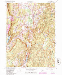 Durham Connecticut Historical topographic map, 1:24000 scale, 7.5 X 7.5 Minute, Year 1964