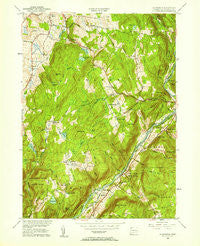 Ellsworth Connecticut Historical topographic map, 1:31680 scale, 7.5 X 7.5 Minute, Year 1956