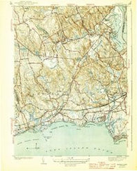 Essex Connecticut Historical topographic map, 1:31680 scale, 7.5 X 7.5 Minute, Year 1944