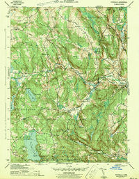 Fitchville Connecticut Historical topographic map, 1:31680 scale, 7.5 X 7.5 Minute, Year 1943