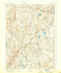 Gilead Connecticut Historical topographic map, 1:62500 scale, 15 X 15 Minute, Year 1892