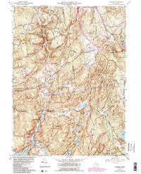 Hamburg Connecticut Historical topographic map, 1:24000 scale, 7.5 X 7.5 Minute, Year 1961