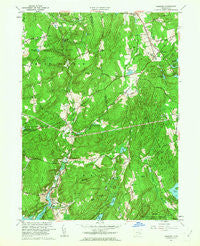 Hamburg Connecticut Historical topographic map, 1:24000 scale, 7.5 X 7.5 Minute, Year 1961