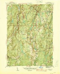 Hampton Connecticut Historical topographic map, 1:31680 scale, 7.5 X 7.5 Minute, Year 1944