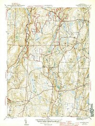 Hampton Connecticut Historical topographic map, 1:31680 scale, 7.5 X 7.5 Minute, Year 1944
