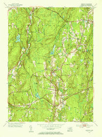 Hampton Connecticut Historical topographic map, 1:31680 scale, 7.5 X 7.5 Minute, Year 1953