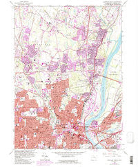 Hartford North Connecticut Historical topographic map, 1:24000 scale, 7.5 X 7.5 Minute, Year 1964