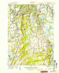 Hartford South Connecticut Historical topographic map, 1:31680 scale, 7.5 X 7.5 Minute, Year 1944