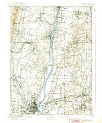 Hartford Connecticut Historical topographic map, 1:62500 scale, 15 X 15 Minute, Year 1892