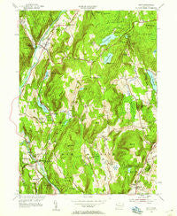 Kent Connecticut Historical topographic map, 1:24000 scale, 7.5 X 7.5 Minute, Year 1955