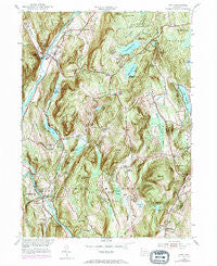 Kent Connecticut Historical topographic map, 1:24000 scale, 7.5 X 7.5 Minute, Year 1955