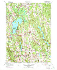 Litchfield Connecticut Historical topographic map, 1:24000 scale, 7.5 X 7.5 Minute, Year 1956