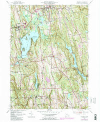 Litchfield Connecticut Historical topographic map, 1:24000 scale, 7.5 X 7.5 Minute, Year 1956