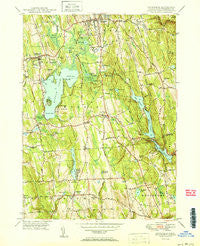Litchfield Connecticut Historical topographic map, 1:31680 scale, 7.5 X 7.5 Minute, Year 1950