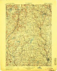 Litchfield Connecticut Historical topographic map, 1:125000 scale, 30 X 30 Minute, Year 1904
