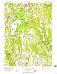 Litchfield Connecticut Historical topographic map, 1:24000 scale, 7.5 X 7.5 Minute, Year 1956