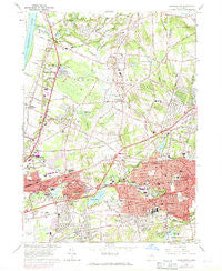 Manchester Connecticut Historical topographic map, 1:24000 scale, 7.5 X 7.5 Minute, Year 1963