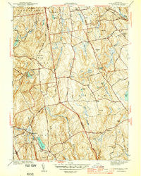 Marlboro Connecticut Historical topographic map, 1:31680 scale, 7.5 X 7.5 Minute, Year 1944