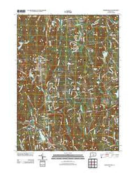 Marlborough Connecticut Historical topographic map, 1:24000 scale, 7.5 X 7.5 Minute, Year 2012